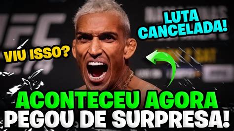 Urgente Charles Do Bronx Est Fora Do Ufc E N O Ir Disputar