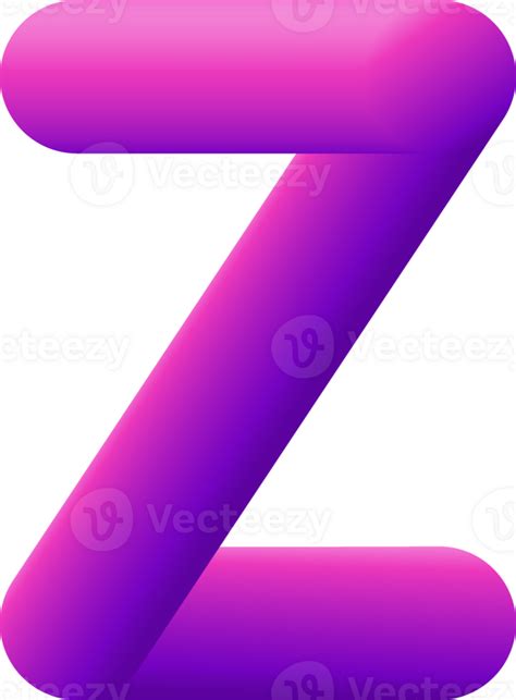 Gradient Alphabet 3d 26791147 Png