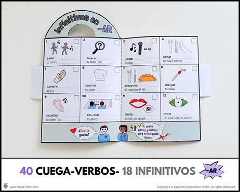 Cómo Enseñar La Conjugación Ejercicios De Verbos Actividades De Verbos Para Niños Juegos Para