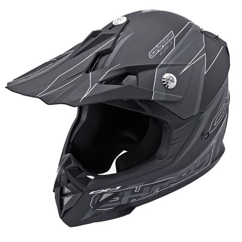 Chaos Cx 1 Kids Motocross Crash Helmet Matt Black