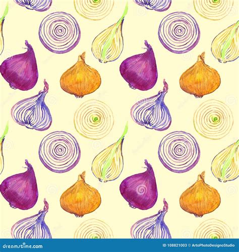 Onion Varieties Yellow and Red Purple Cut Slice Stock Illustration - Illustration of drawing ...