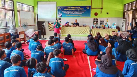 Aksi Bergizi Dan Gerakan Cegah Stunting Melalui Edukasi Kesehatan Seksual Dan Reproduksi Serta