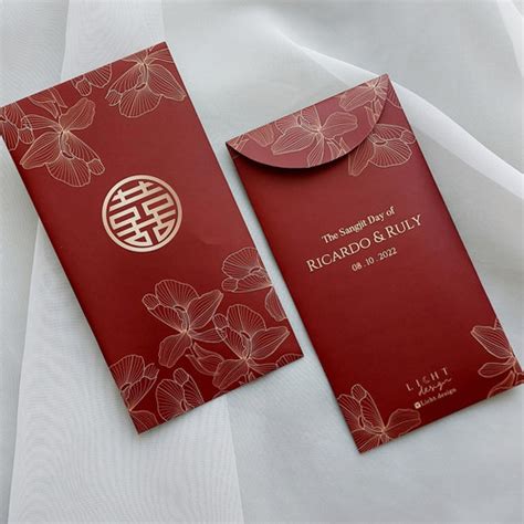 Jual Angpau Custom Nama Angpao Sangjit Angpao Wedding Happy