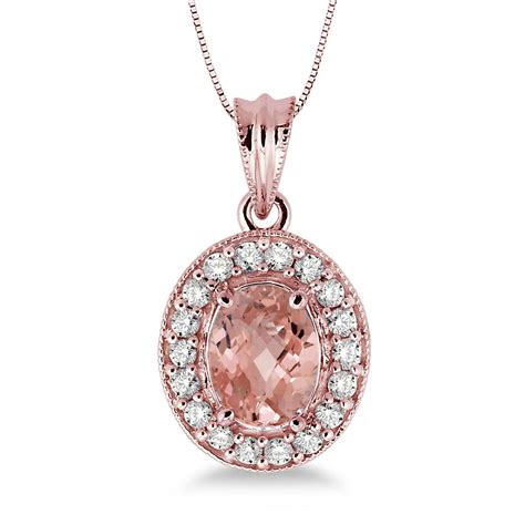 Morganite & Diamond Necklace – Forever Today by Jilco