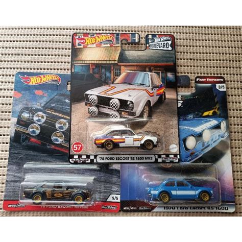 Hot Wheels Premium Ford Escort RS Selections MMRR Shopee Malaysia