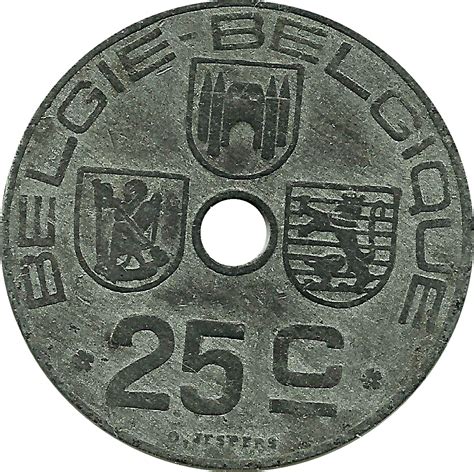 25 Centimes Léopold Iii Belgie Belgique Belgium Numista