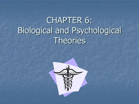 Chapter Biological And Psychological Theories