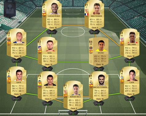 Equipo Y Jugadores Baratos De La Liga Para Ultimate Team FIFA 18