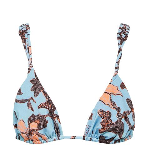 Buy Ulla Johnson Catalina Floral Bikini Top Multicoloured At Off