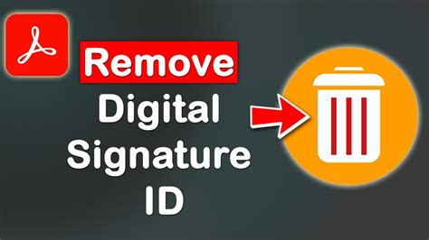 How To Remove Digital Signature Id From Pdf With Adobe Acrobat Pro Dc