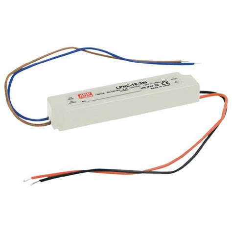 LPHC 18 350 Mean Well 350mA 18W Constant Current LED Driver Power