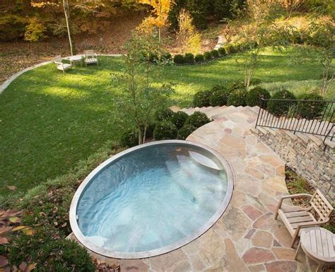 Stainless Steel Spas Hot Tubs Hot Tub Landscaping In Ground Spa