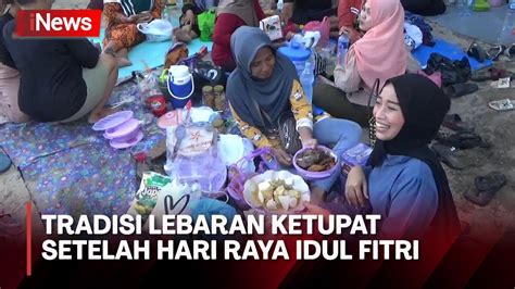 Rayakan Lebaran Ketupat Warga Kampung Jawa Padati Pantai Sanur Bali