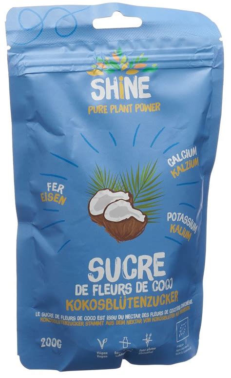 SHINE Sucre De Fleurs De Coco BIO Sach 200 G Commander En Ligne