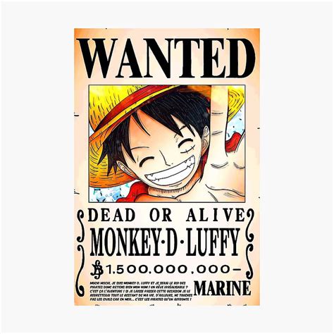 Steckbrief Monkey D Ruffy Milliarden Beeren V Ruffy Bounty Hd