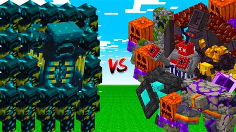 Warden Army Vs Golemania Team In Minecraft Battle Youtube