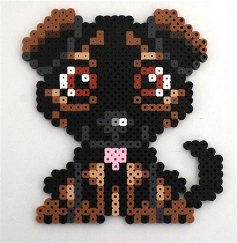 Custom Perler Bead Dog Magnet Etsy