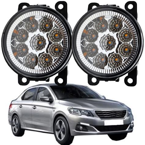 2pcs Fog Lamp Fog Light Led Front Fog Lights For Peugeot Partner Tepee