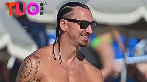 Le Treccine In Spiaggia Di Ibrahimovic Nuovo Look Da Champions