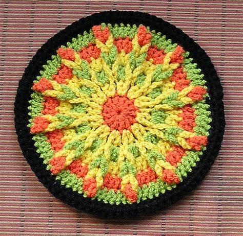 Ravelry Kaleidoscope Hot Pads Pattern By Cylinda D Mathews