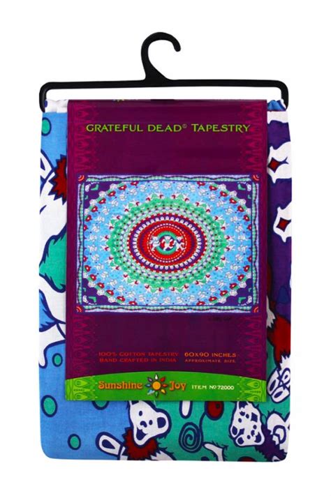 Grateful Dead Purple Dancing Bear Mandala Tapestry Bears Choice