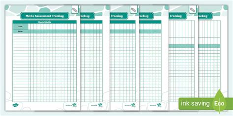 Teacher Planner Assessment Tracker Maths Teacher Made