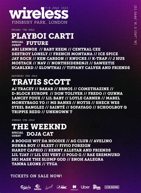 2023 lineup leaked? : r/WirelessFestival