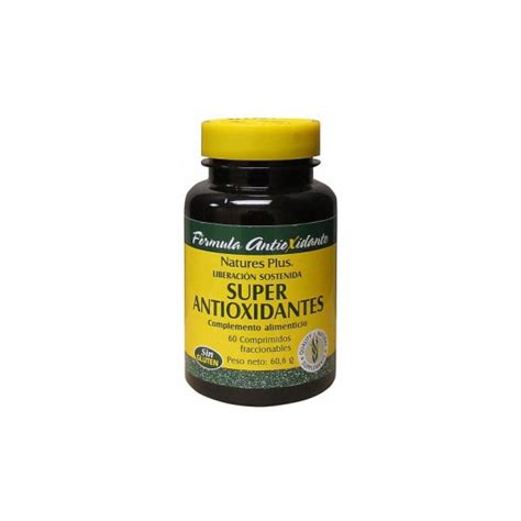 Super Antioxidante 60 Comp Natures Plus Antioxidantes