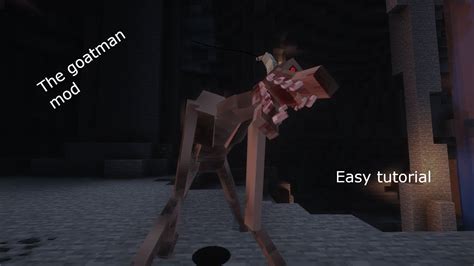 How To Get The Goatman Mod For Minecraft Easy Tutorial YouTube