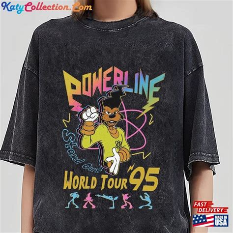 Retro Powerline Stand Out World Tour 95 Comfort Colors Shirt Disney A