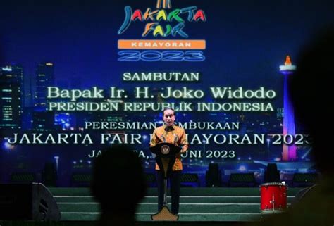 Presiden Jokowi Resmi Buka Pameran Jakarta Fair