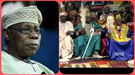 Obasanjo To Be Banned From Yorubaland For Commiting Sacrilage Oluwo