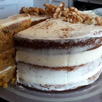 Nude Cake De Zanahoria Y Nueces Receta De Cook And Jud Cookpad
