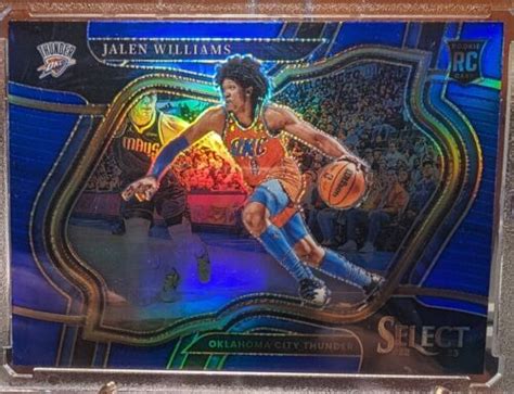 Jalen Williams Courtside Blue Prizm 2022 23 Panini Select 282 EBay