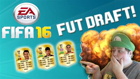 FIFA 16 FUT Draft Squad Builder I GOT RONALDO W Ronaldo Neymar