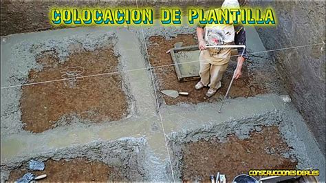 Ep Colocaci N De Plantilla Para Una Cisterna Construcciones