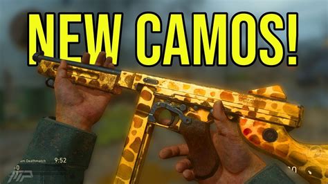 Golden Leopard And Golden Cheetah 2 New Camos In Call Of Duty World War 2 Cod Ww2 Gameplay