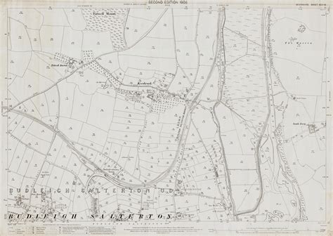 Old Ordnance Survey Map Of Budleigh Salterton North And Kersbrook