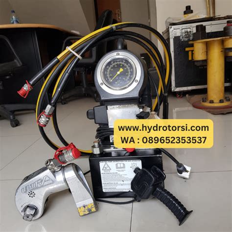 Jual Square Drive Tu 3 Hydraulic Torque Wrench Komplet Set Siap Kerja Kota Bekasi Hydraulic