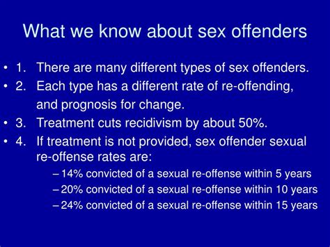 PPT Assessing Risk Of Sexual Re Offenses By Sex Offenders PowerPoint Presentation ID 1224562