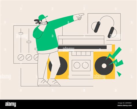 Hip Hop Music Abstract Concept Vector Illustration Stock Vector Image