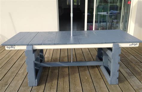 Table De Jardin En Palette L Habis