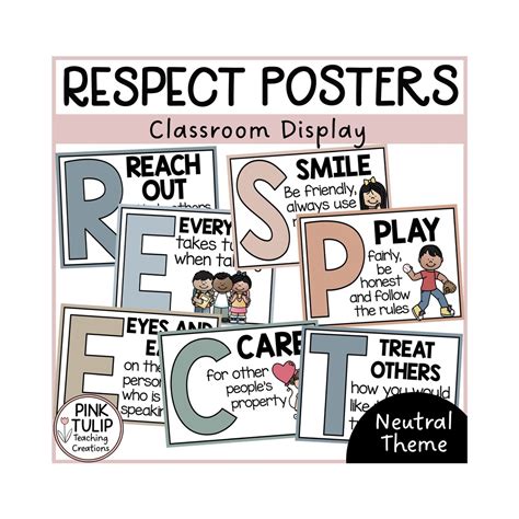 Respect Acrostic Poem Poster Set Classroom Decor Respect Classroom Hot Sex Picture