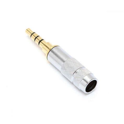 Mm Pole Stereo Male Jack Plug Audio Connector