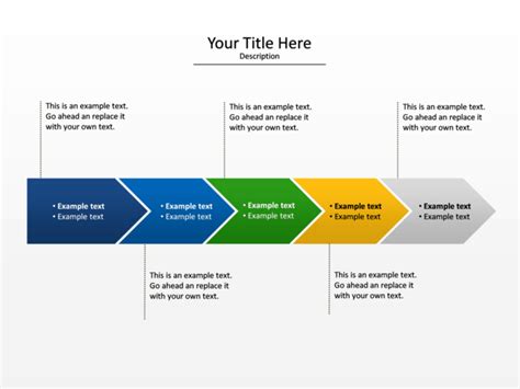 Powerpoint Slide Chevron Process Diagram Steps