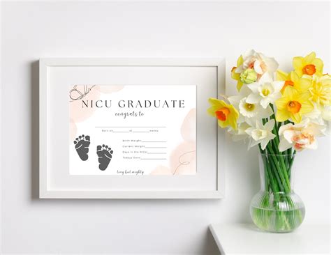 NICU Graduation Certificate Nicu Nurse NICU Mom Nicu Mom Nicu