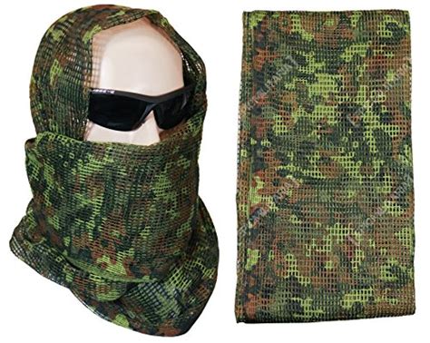 Tactical Camo Pattern Military Netting Scarf Army Style Scrim Net Patrol Head Wraps With