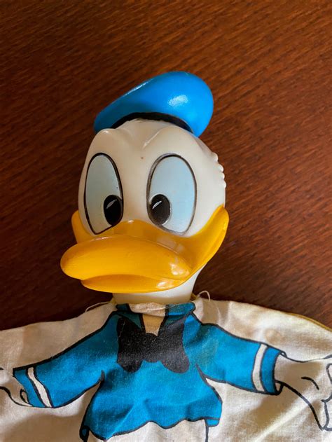 Vintage Disney Donald Duck Hand Puppet 1960s Etsy