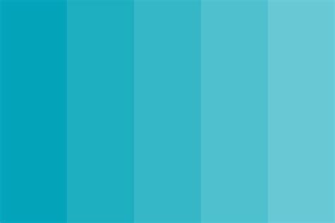 Aqua Blue Color Palette