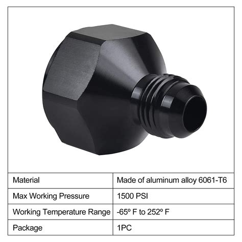 Snapklik 10AN Female To 8AN Male Flare Reducer Adapter